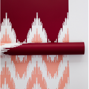 Plastic Wrapping Paper Burgundy Pack 20